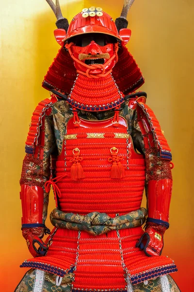 Replica de Sanada Yukimura Armadura em Osaka — Fotografia de Stock