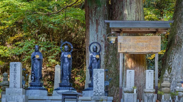和歌山県の高野山 (高野山) の墓地エリア奥寺 — ストック写真