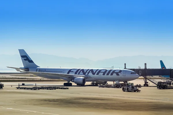 Finnair in Osaka, Japan — Stock Photo, Image