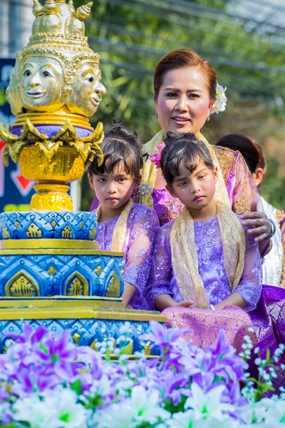 Songkran festival in bangkok — Stockfoto