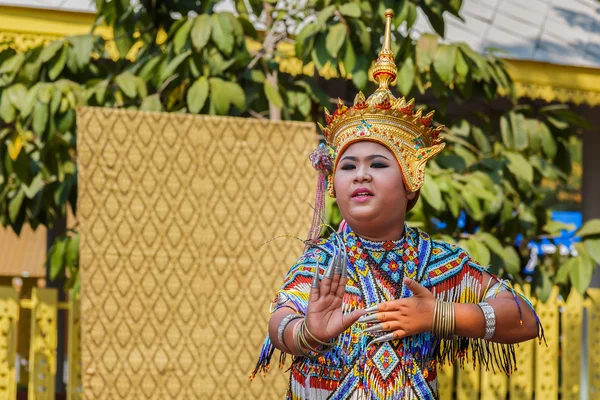 Festival de la cultura tailandesa - Nora - Danza del sur tailandesa —  Fotos de Stock