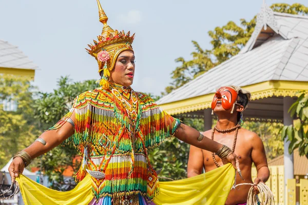 Thai Traditional Culture Festival - Nora - Thai Southern Dance — Stock Photo, Image