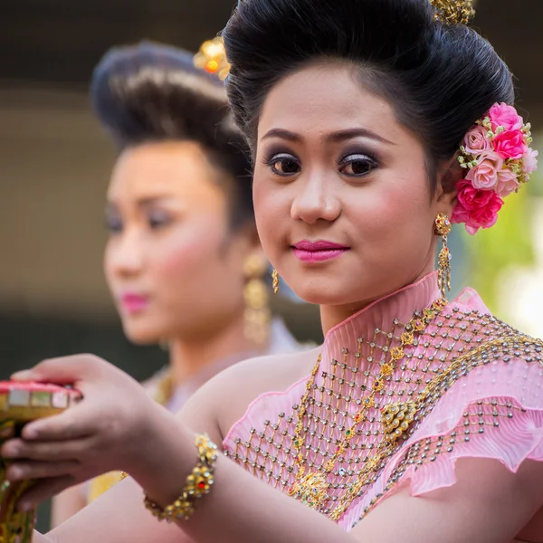 Songkran Festival Parade — Stock fotografie