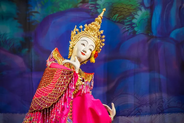 Thailändisches traditionelles Puppenspiel — Stockfoto