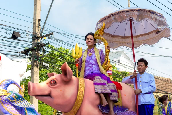 Songkran Festival Parade — Stockfoto