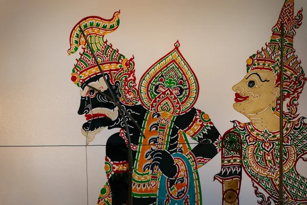 Thai Southern Srtyle Shadow Puppet — Stok fotoğraf