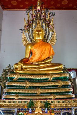 Buda heykelinin Wat Pho (Pho Tapınağı) Bangkok, Tayland