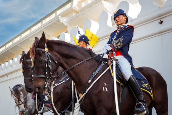 Thai Royal Horse Guards — Stock Photo, Image