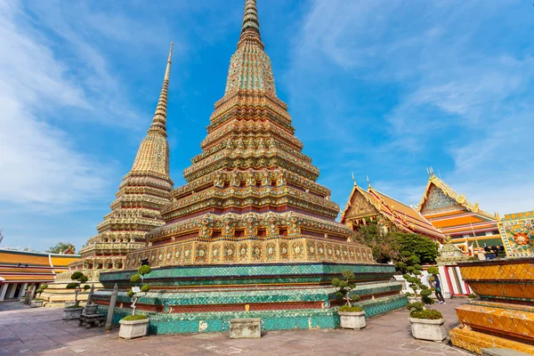 Wat Pho (Templo de Pho) em Bangkok, Tailândia — Fotografia de Stock