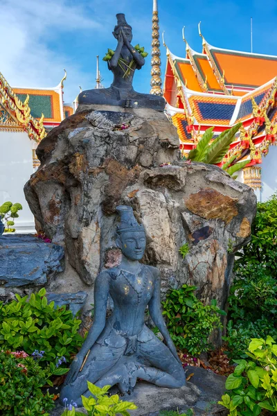 Wat Pho (Pho świątyni) w Bangkok, Tajlandia — Zdjęcie stockowe