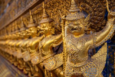 Karuda, Wat Phra Kaew - Tapınağı Emerald Buda Bangkok Tayland