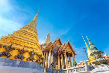 Wat Phra Kaew - Tapınağı Emerald Buda Bangkok Tayland