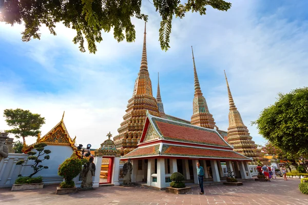 Wat Pho (Templo de Pho) em Bangkok, Tailândia — Fotografia de Stock