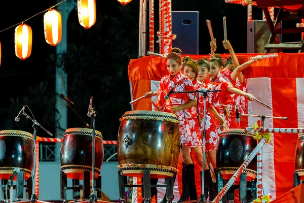 タイのバンコクで大盆踊り大会 — ストック写真
