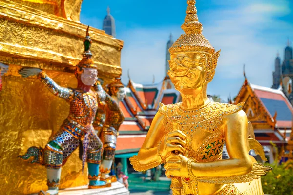 Demon Guardian at Wat Phra Kaew - the Temple of Emerald Buddha in Bangkok Thailand