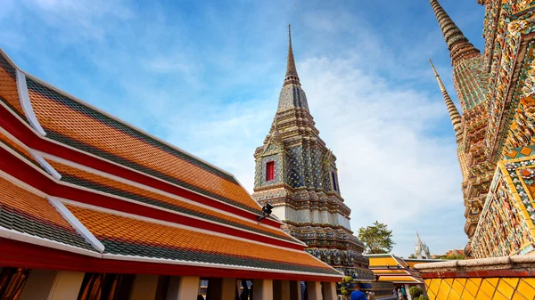 Wat Pho (Templo de Pho) em Bangkok, Tailândia — Fotografia de Stock