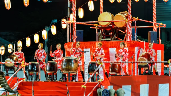 Bon-Odori Festiwal w Bangkok Tajlandia — Zdjęcie stockowe