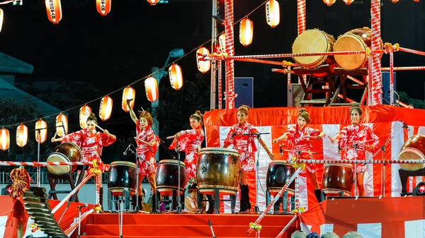 Bon-Odori Festiwal w Bangkok Tajlandia — Zdjęcie stockowe