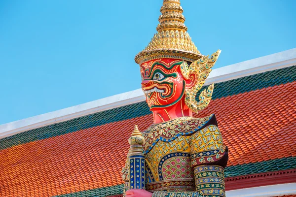 Demon Guardian at Wat Phra Kaew in Bangkok, Thailand — Stok fotoğraf