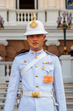 Grand Palace Bangkok Tayland Kraliyet Muhafızı
