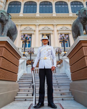 Grand Palace Bangkok Tayland Kraliyet Muhafızı