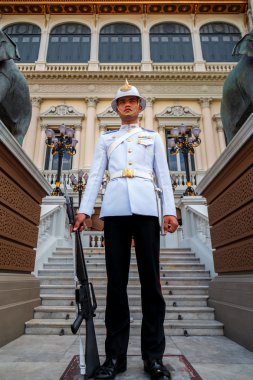 Grand Palace Bangkok Tayland Kraliyet Muhafızı