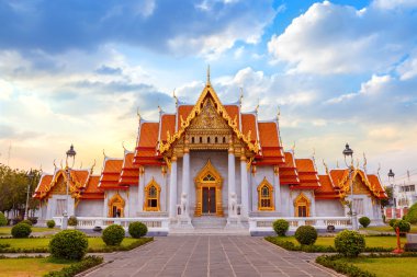 Mermer Tapınak, Wat Benchamabopit Dusitvanaram Bangkok, Tayland