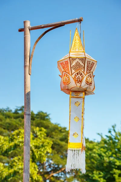 Thai Stile del Nord Carta Lanterna — Foto Stock