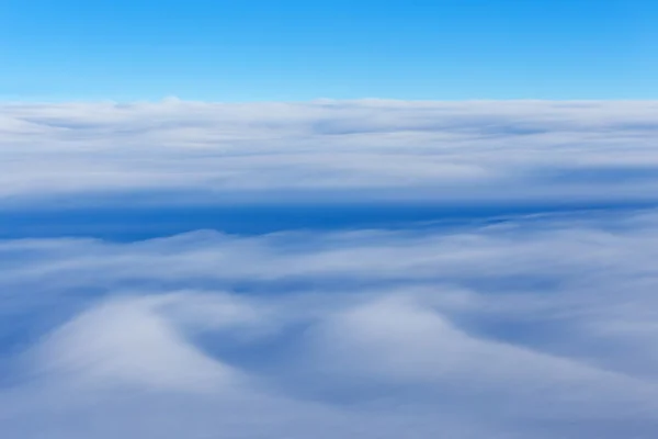 Luftaufnahme des Himmels Hintergrund mit Wolken — Stockfoto