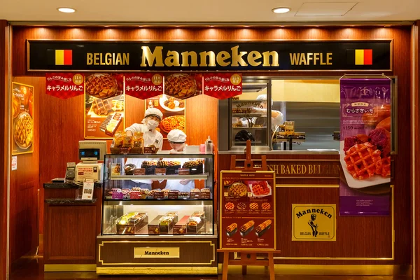 Manneken waffle Tokyo, Japonya — Stok fotoğraf