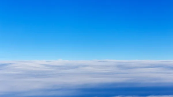 Luftaufnahme des Himmels Hintergrund mit Wolken — Stockfoto