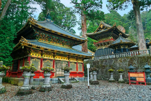 Nikko Toshogu Przybytek w Nikko, Tochigi, Japonia — Zdjęcie stockowe