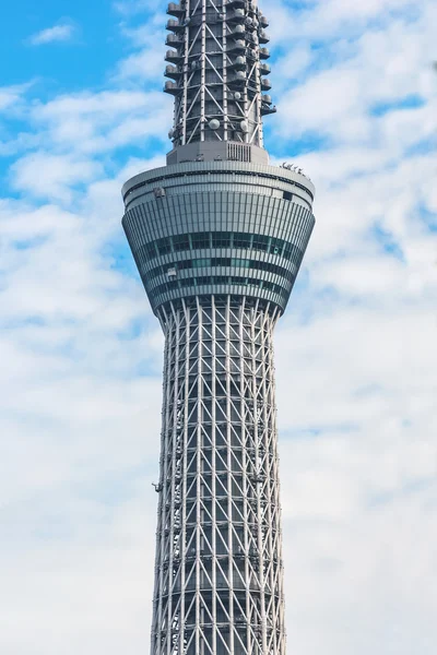 Tokyo Skytree é a torre mais alta do mundo e a estrutura mais alta do Japão — Fotografia de Stock