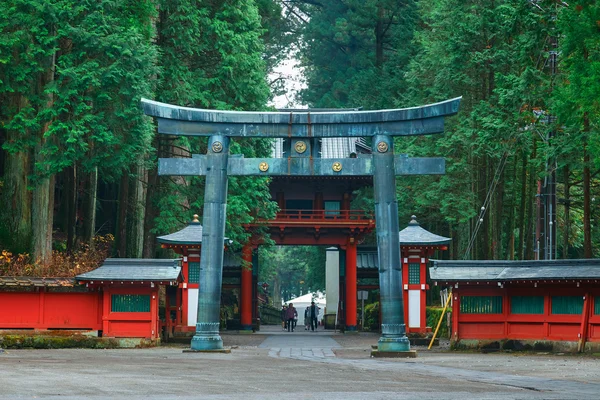 Santuário Nikko Futarasan em Nikko, Tochigi, Japão — Fotografia de Stock