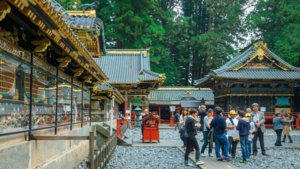 Karamon 门-绍古神社日本栃木县日光市最主要的神殿 — 图库照片