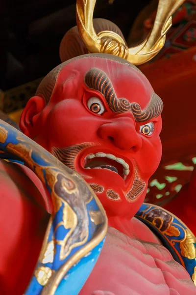 Nio - życzliwe Kings w Nio-mon Brama Taiyuinbyo - Mauzoleum siogun Tokugawa Iemitsu w Nikko, Japonia — Zdjęcie stockowe