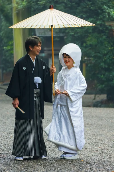 Japanese traditional wedding ceremony — Stock Photo, Image