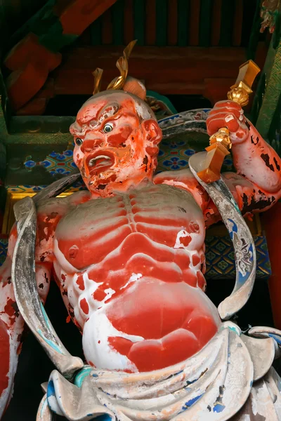 Nio bij Niomon Gate voor Nikko, Toshogu heiligdom in Japan — Stockfoto