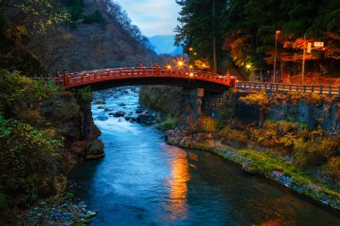 shinkyo bridge içinde nikko, Japonya