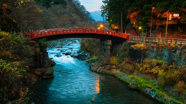 Shinkyo brücke in nikko, japan — Stockfoto