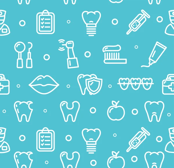 Σχέδιο του φόντου κλινική οδοντιατρική δόντι. Διάνυσμα — Διανυσματικό Αρχείο