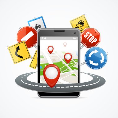 Yol konsepti. Vektör