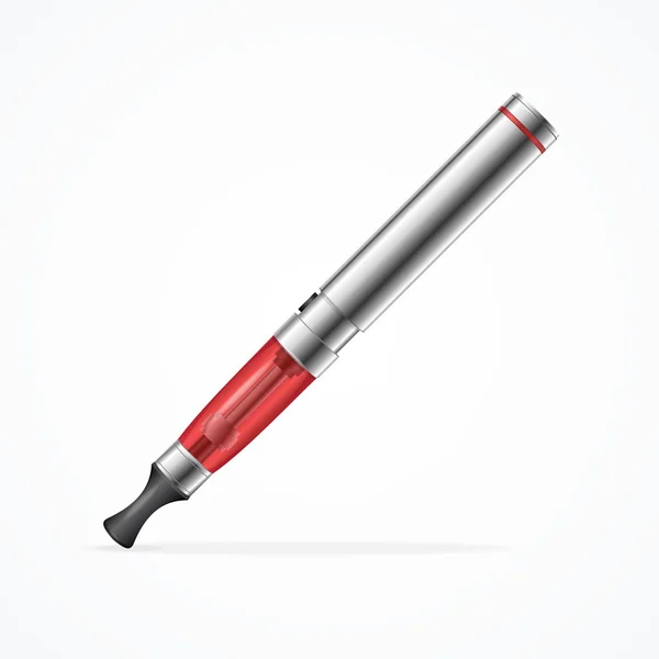 Vaporizador E-sigaret. Vector — Vector de stock