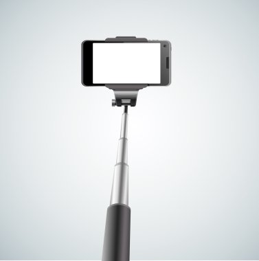 Ayağa Selfie. Vektör