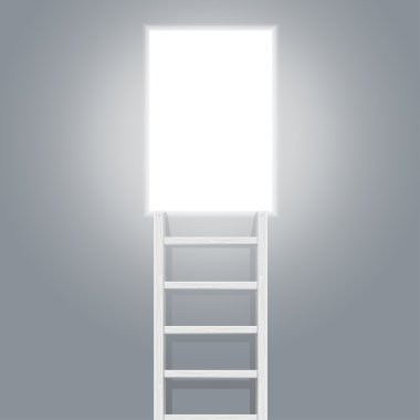 Stairs and Door. Vector vector Stairs and Door. Vector vector