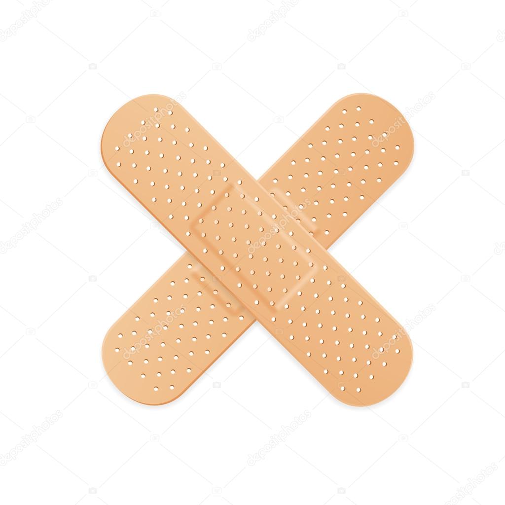 Aid Band Plaster Strip Medical Patch. Vector