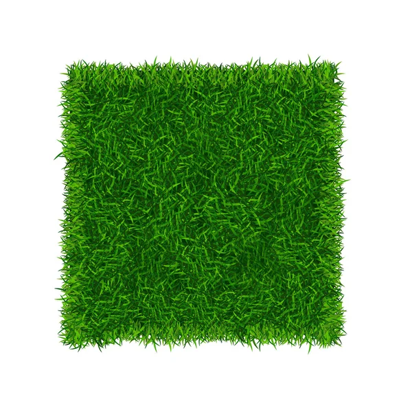 Lugar de fútbol de hierba verde campo bandera. Vector de — Archivo Imágenes Vectoriales