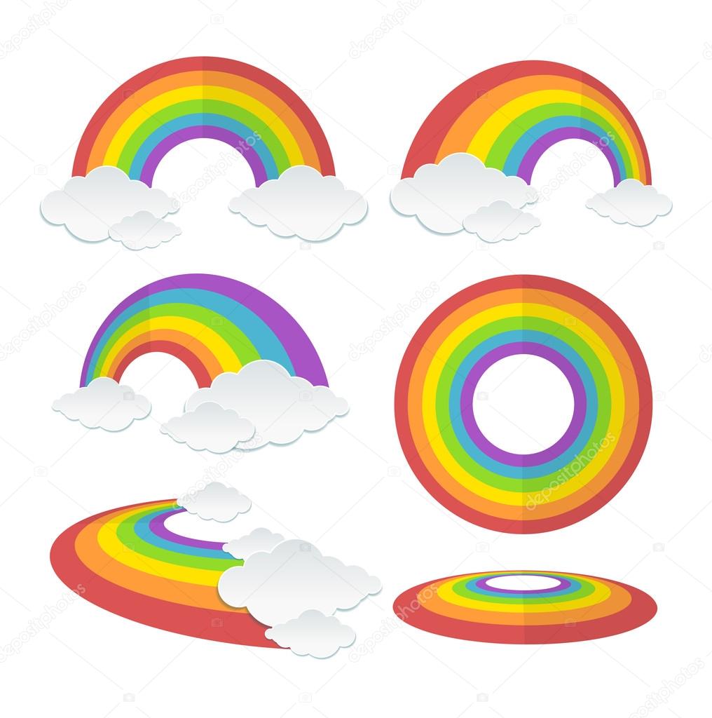 Rainbow Set. Vector