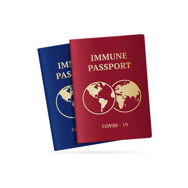 Refleic Detailed 3d Passport Set. Вектор — стоковый вектор