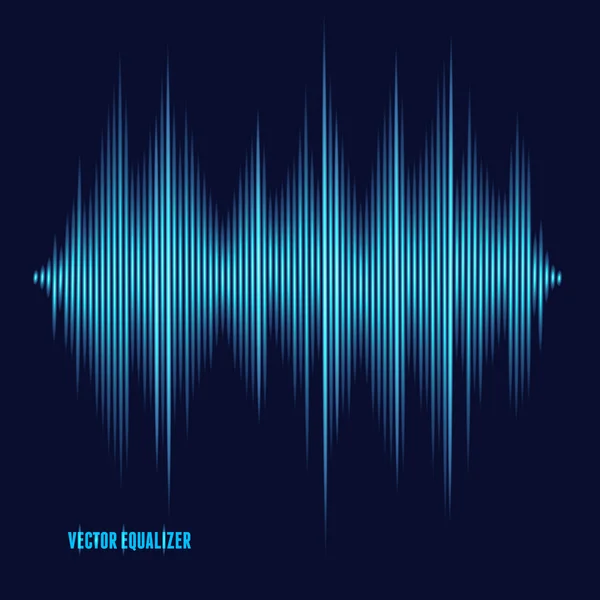 Vektor equalizer, färgstarka musikaliska bar — Stock vektor